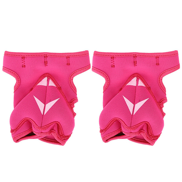 2 stk 2lb Sport Unisex Halvfinger Vektede Hansker Sandsekk for Boksing Trening Fitness (rosa)