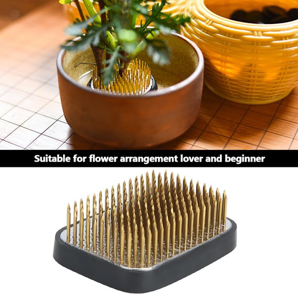 Tät kopparnål Praktisk Kenzan blomsterarrangemang Nålnålstillbehör för blomsterkonst