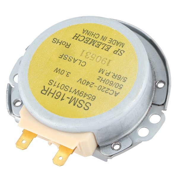 Passar för LG 6549W1S011S Mikrovågs skivspelare SSM‑16HR Mikrovågsugn Synkronmotor AC 220‑240V