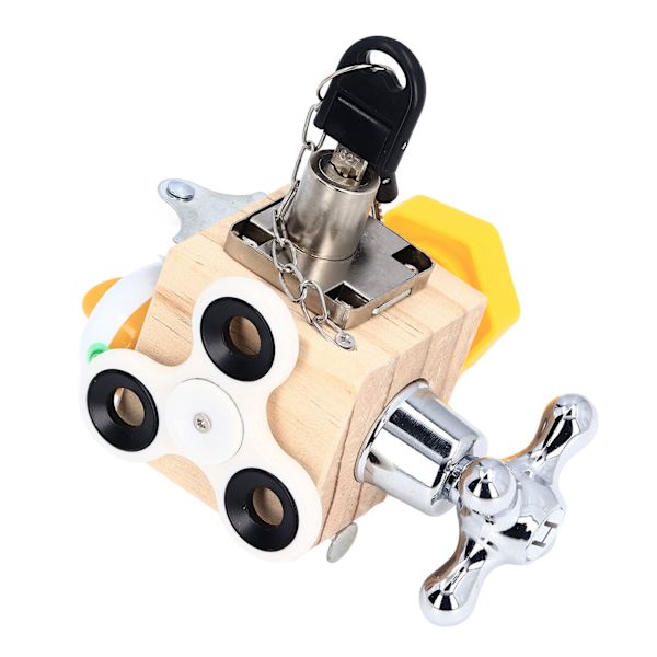 Fidget Sensory Busy Toy Koncentrationsträning Pedagogisk Fidget Toy Cube för hemresor Typ 1