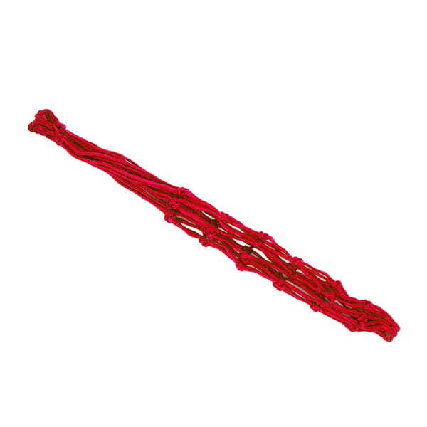 Chicken Vegetable String Large Space Fruit Holder Poultry Feeding Net Bag with Hook for Duck Geese Red