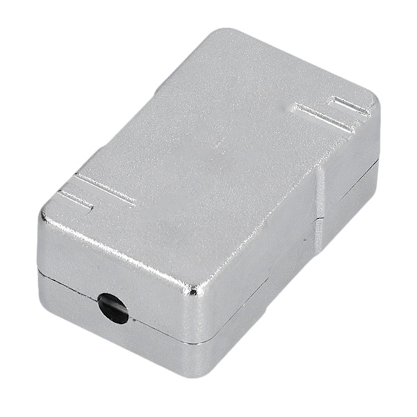 CAT6 koblingsboks ABS Plast RJ45 Enkeltport Skjermet Nettverkstilkoblingsboks med modul