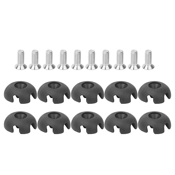 10 set plast elastiska sladdspännen set tillbehör för kanotkajak Enkel installation