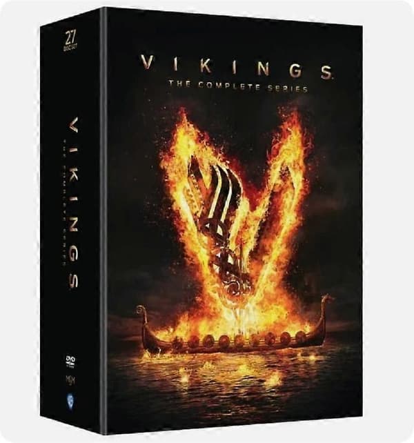 Vikings: Den komplette serie Sæson 1-6 27-disc DVD-boks Engelsk version[LD]