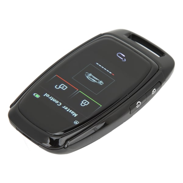 Bilsmart LCD-nøgle Touchscreen Bluetooth 5.0-forbindelse Nøglefri Adgang Glat Berøring til En-knaps Startmodeller Sort