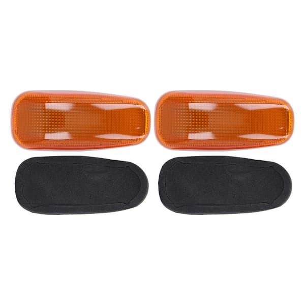 2PCS Side Marker Light Lens with Gaskets Replacement for DODGE SPRINTER 2500 3500 2003-2006 Yellow
