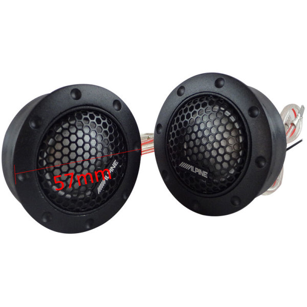 Högkvalitativ soft dome balanserade bildiskanthögtalare, hornhögtalare, modifierad högtalare, modell: svart 28