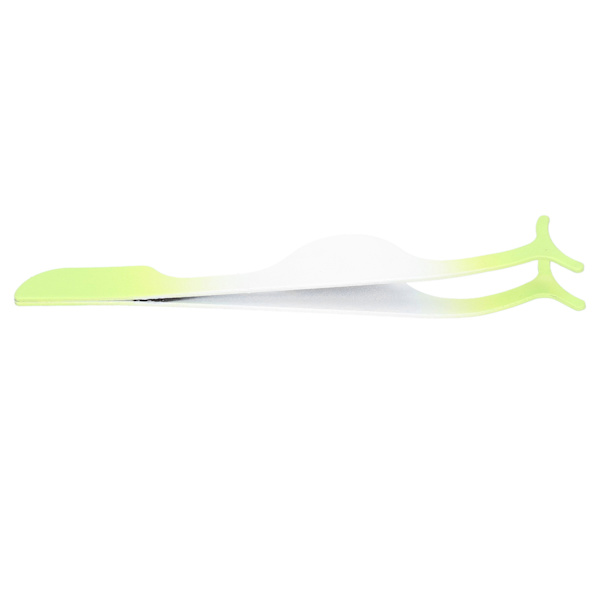 Rostfritt stål lösögonfransar Applikator Bärbar lösögonfransar Pincett Clip Makeup ToolGradient Green