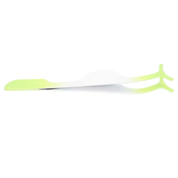 Ruostumattomasta teräksestä valmistettu ripsienapplikaattori Kannettava ripsien pinsetti Clip Meikkityökalu Gradient Green