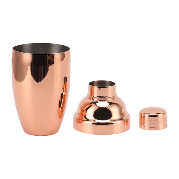 Baari Cocktail Shaker Ruostumaton Teräs Ruostumaton Keittiö Baarimikko Sekoitetut Juomat Maitotee Shaker Kuppi Rose Gold