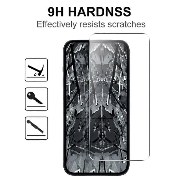 TKdaddy Samsung Galaxy S25 FE -näytönsuoja 2.5D HD karkaistu lasikalvo