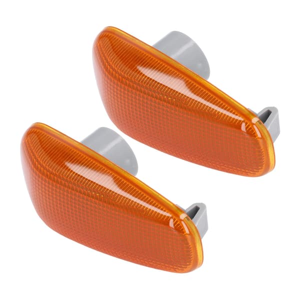 2PCS Side Marker Light Lens with Gaskets Replacement for DODGE SPRINTER 2500 3500 2003-2006 Yellow