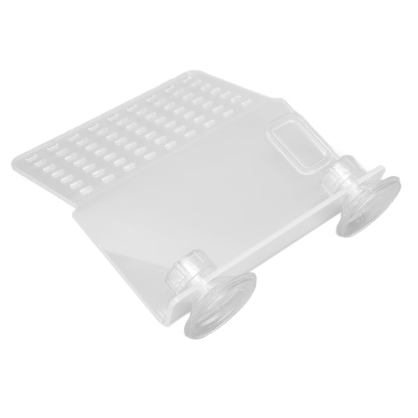 Reptil basking plattform Multipurpose transparent akryl Turtle Dock basking plattform med 2 sugkoppar S
