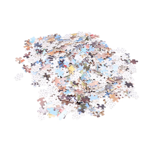 1000 Bitar Pussel Återvunnen Kartong Kreativ Underhållning Pussel Djup Skog Djur Jigsaw Gåva