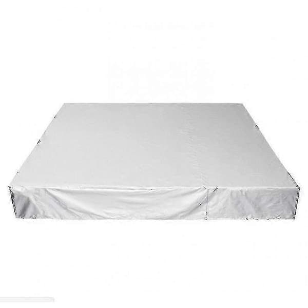 Firkantet boblebadtrekk for spa, elastisk vanntett solbeskyttelse sliver 240*240*85cm