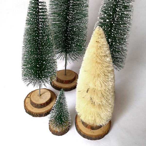 Mini juletre for barn DIY Small Pine Tree Desktop Home Decoration Julegaver 36.5cm