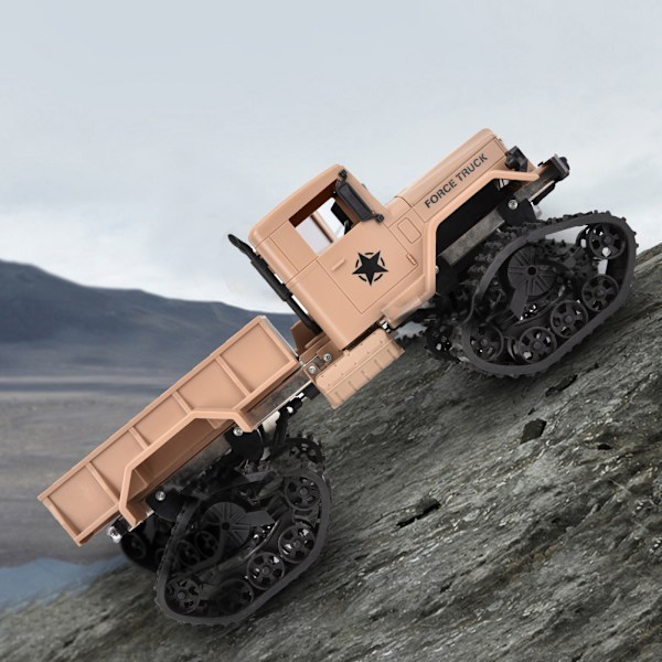2,4G 1/16 RC Militär lastbil Fjärrkontroll Crawler Bilmodell Leksaksfordon (normal typ)