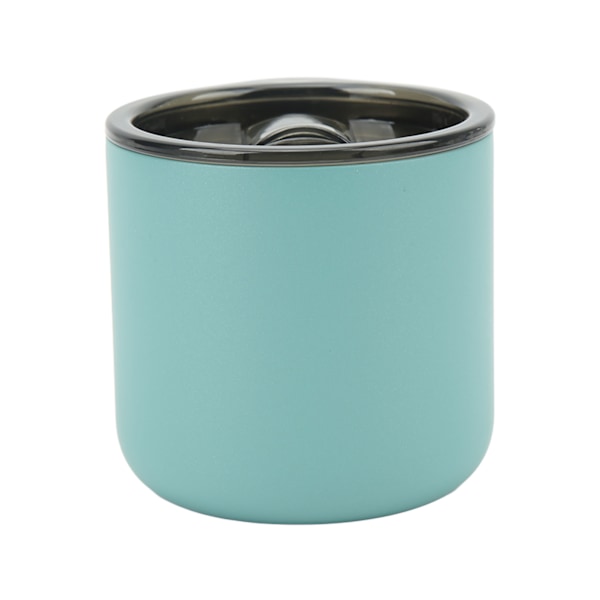 12 oz 350 ml vakuumisoleringsmugg i rostfritt stål dubbellager kaffekopp campingmjölksmugg med handtag grönt