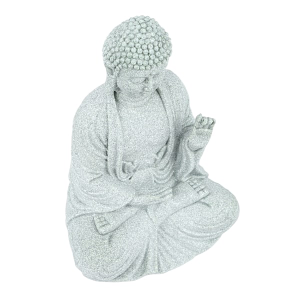 Liten Buddha Dekoration Utsökt Hantverk Grön Sandsten Buddha Ornament för Akvarium Fruktlöshet Buddha