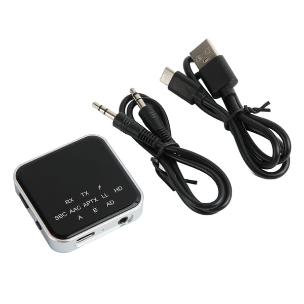 Bluetooth-sender mottaker multifunksjon lav latens 2 i 1 Bluetooth-adapter med 3,5 mm AUX-grensesnitt for TV PC