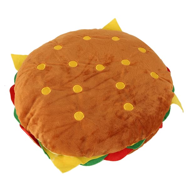 Simulation Hamburger Cushion Sofa Lumbar Pillow Super Soft Children's Household Throw Pillow