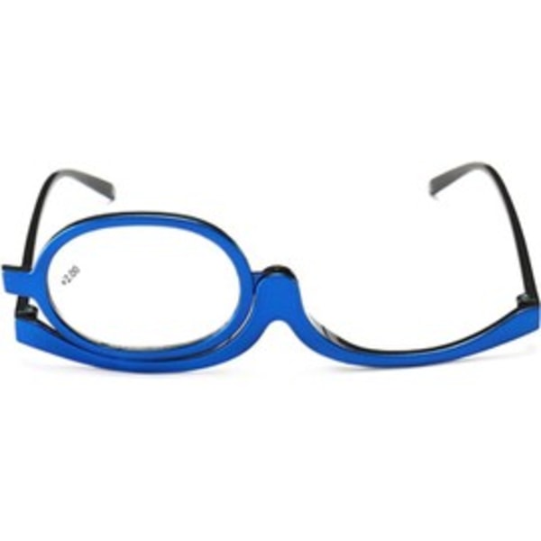 Läs- och sminkglasögon med roterande förstoringsglas för kvinnor