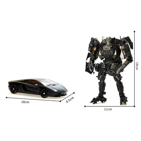 Transformationsrobotleksak 4 Dark Lockdown Robotbilfigurer Filmversion Deformerad billeksak Barnfödelsedagspresent Lockdown