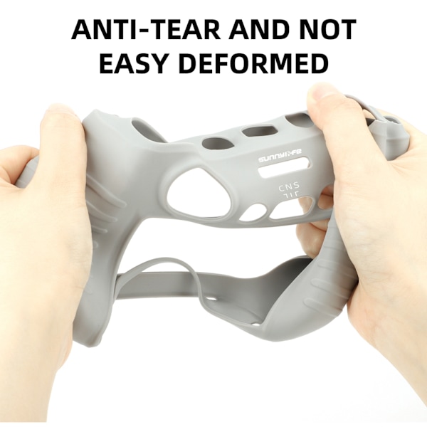 Drone Controller Silikonetui til Mini 3 Pro Anti Ridse Støvsikkert Blødt Silikon Drone Controller Beskyttelsesetui Grå