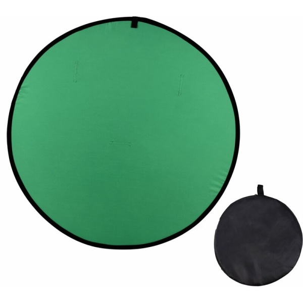 Fotografibaggrund 110 cm Green-screen baggrundspanel med bæretaske til fotostudievideo, model: 110 cm