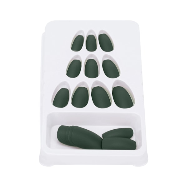 24ST falska naglar långa tryck heltäckande Fake Color Art Nails för DIY Nail Art SalonF127