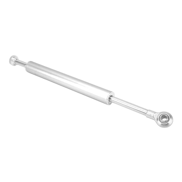 Motorcykel Styredæmper 330 mm Universal Aluminium Styredæmper Stabilisator til de fleste motorcykler Sølv