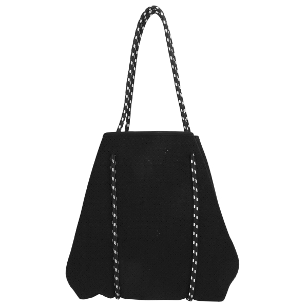 Outdoor Travel Bag Neoprene Breathable Shoulder Bag Large Capacity Handbag for TravelingBlack