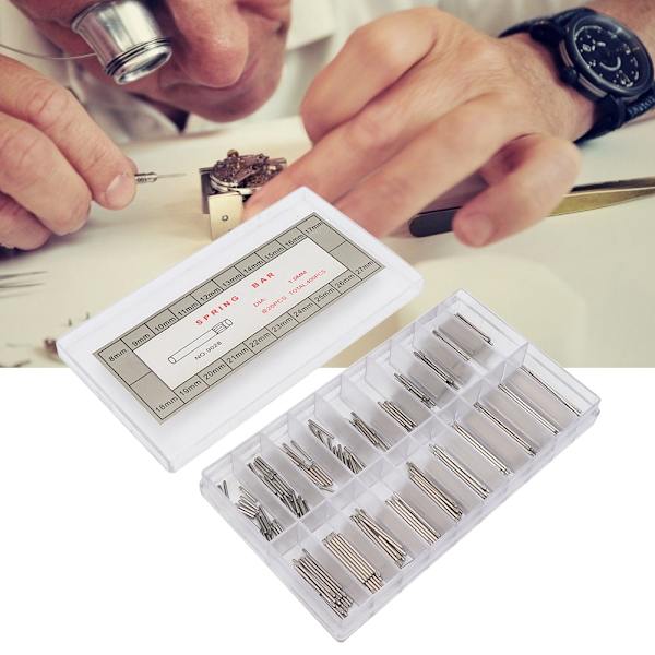 Klocka Band Link Pin Bar Spring Bars Connectors Remover Klocka Reparationsverktyg