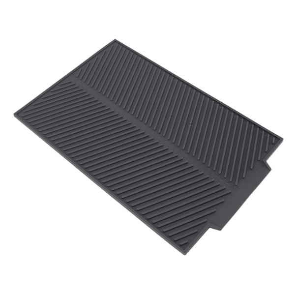 Silikon Tørrestativ Anti-Skrid Sikker Mod Stød Let at Rengøre Tørrestativ til Køkkenbord til Tallerkener Gaffel S 39x25cm
