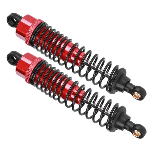 2 stk 1/10 metal støddæmpere pasform til HSP RC bilmodel tilbehør Red85MM