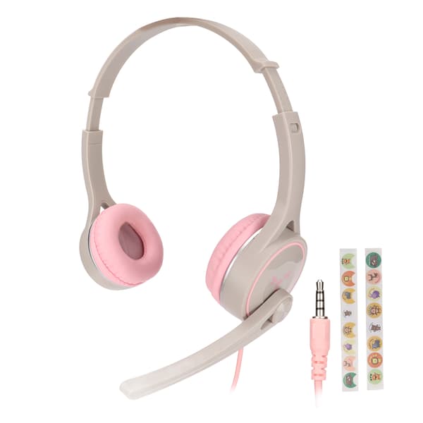 Børnefoldbart Headset 3,5 mm Ledningsforbundet Headset Stereo Headset til Online Undervisning Lyt til Musik