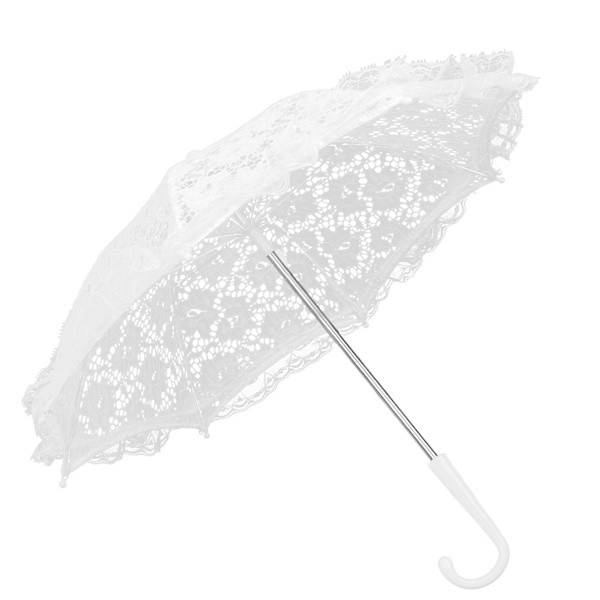 Hantverk Blommor Spetsbroderi Paraply Barns scenprestanda Mini dekorativt paraplydekorationstillbehör