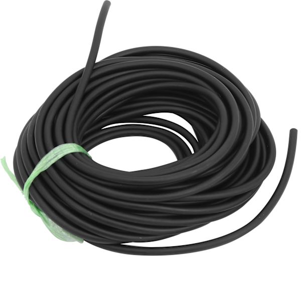 A1842 10 Meter Latex Slang Elastiskt Band Naturligt Latex Rör Utomhusjakt Tillbehör Svart