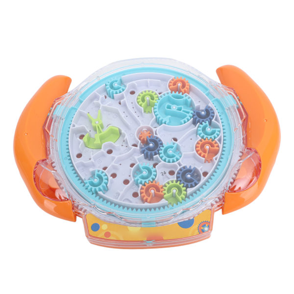 3D Maze Pusselspel för barn Gear Control Brain Teaser Finmotorik spel Maze Puzzle Toy Orange