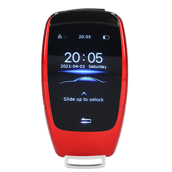 Universal TK900 LCD-pekskärm Smart Key Fjärrkontroll Nyckelfri ingång för Start Stop Engine-knapp Modeller Röd