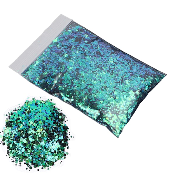 Nagelpaljetter Pulver Blandade Flingor Sparkling Glitter Nail Art Dekoration Sparkles 50gXL010A