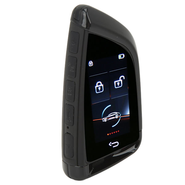 Smart fjärrkontroll Bilnyckel LCD-skärm Anti Lost Bluetooth 5.0 Keyless Entry Autolås Nyckelbricka för ett klick Start Bil Svart