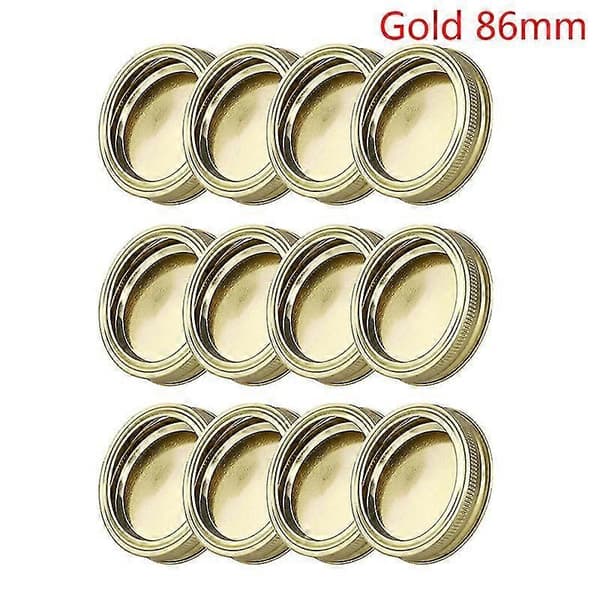 24 Mason Jar Canning Lock Rustbestandige Erstatningsskrueringer Silver L