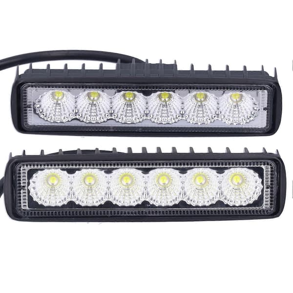 2 stk LED-arbeidslamper 18W IP67 vanntett aluminiumslegering universalmodifikasjon for bil