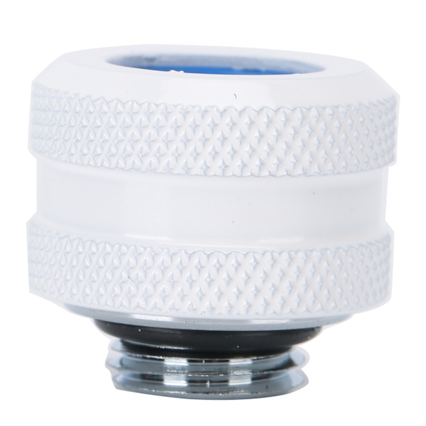 Quick Twist Connector G1/4 External Thread Fitting for Computer Water Cooling Hard Tube White