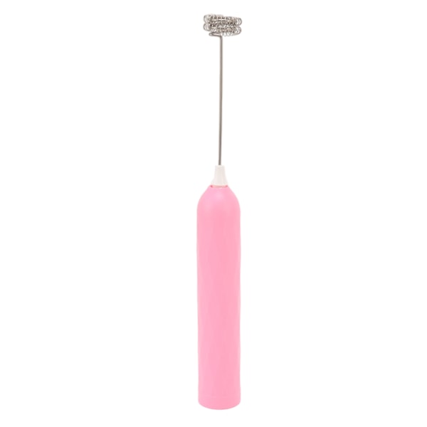 Liten hushållsäggvisp Mini multifunktionell mixer Handhållen elektrisk omrörare Skummaskin Visp Sladdlös Mjölk Kaffeskummare Rosa