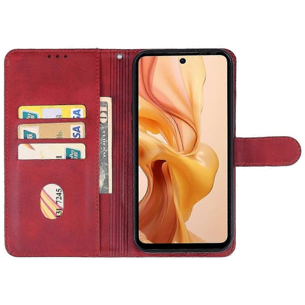 Läderfodral Kompatibel med Ulefone Note 18 Ultra 5G[LD] Red
