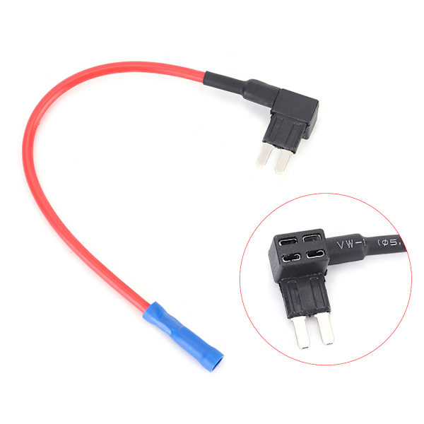5 stk Bil Auto Circuit Micro2 Bladsikring med sikringsholder Tap Kit Set
