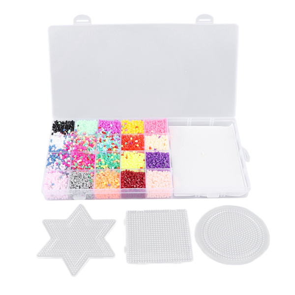 20 färger Bead Fuse Kit 2,6 mm Pedagogisk blandade färger DIY Bead Fuse Art Hantverksleksak för barn