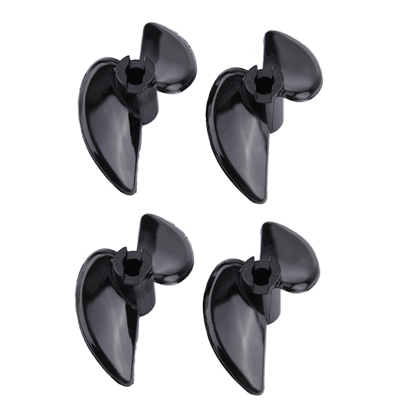 Sähköinen RC O-venevaruste 4*40 mm CNC 2-lapainen puoliupottuva potkuri (2 paria)